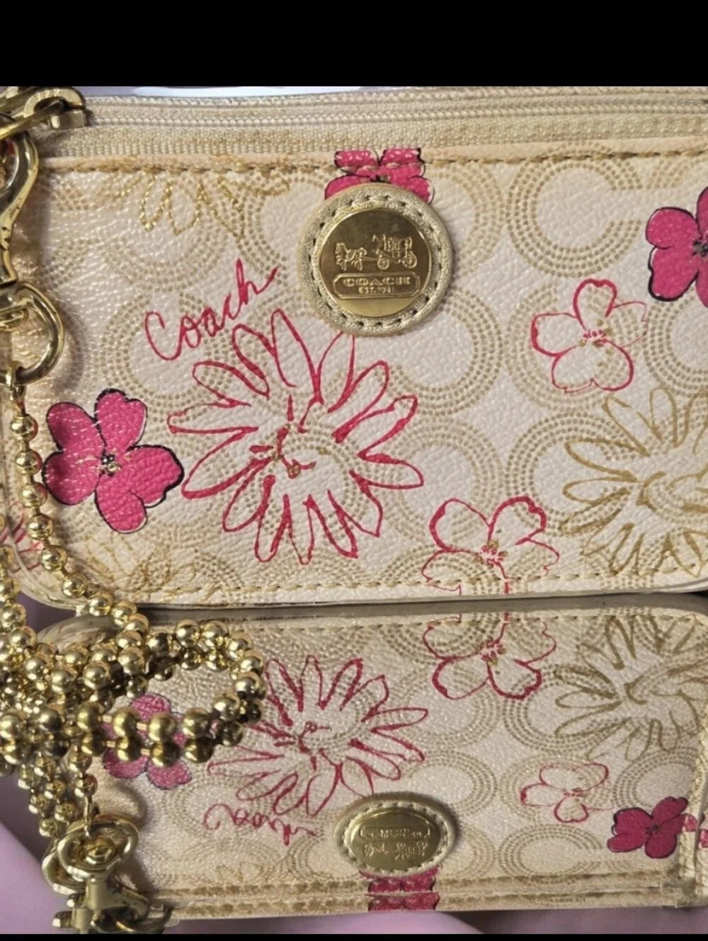 Coach poppy signature